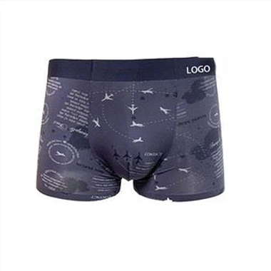 Boxer a forma di U-convesso-slip-pantaloni-piatti senza cuciture